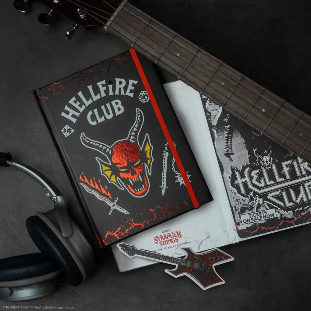 Stranger Things Notebook Hell Fire Club  product photo