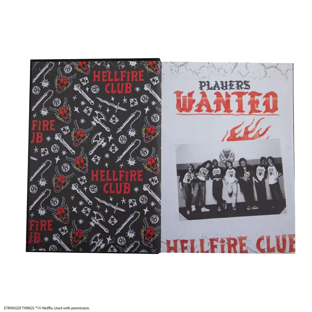 Stranger Things Notebook Hell Fire Club  product photo