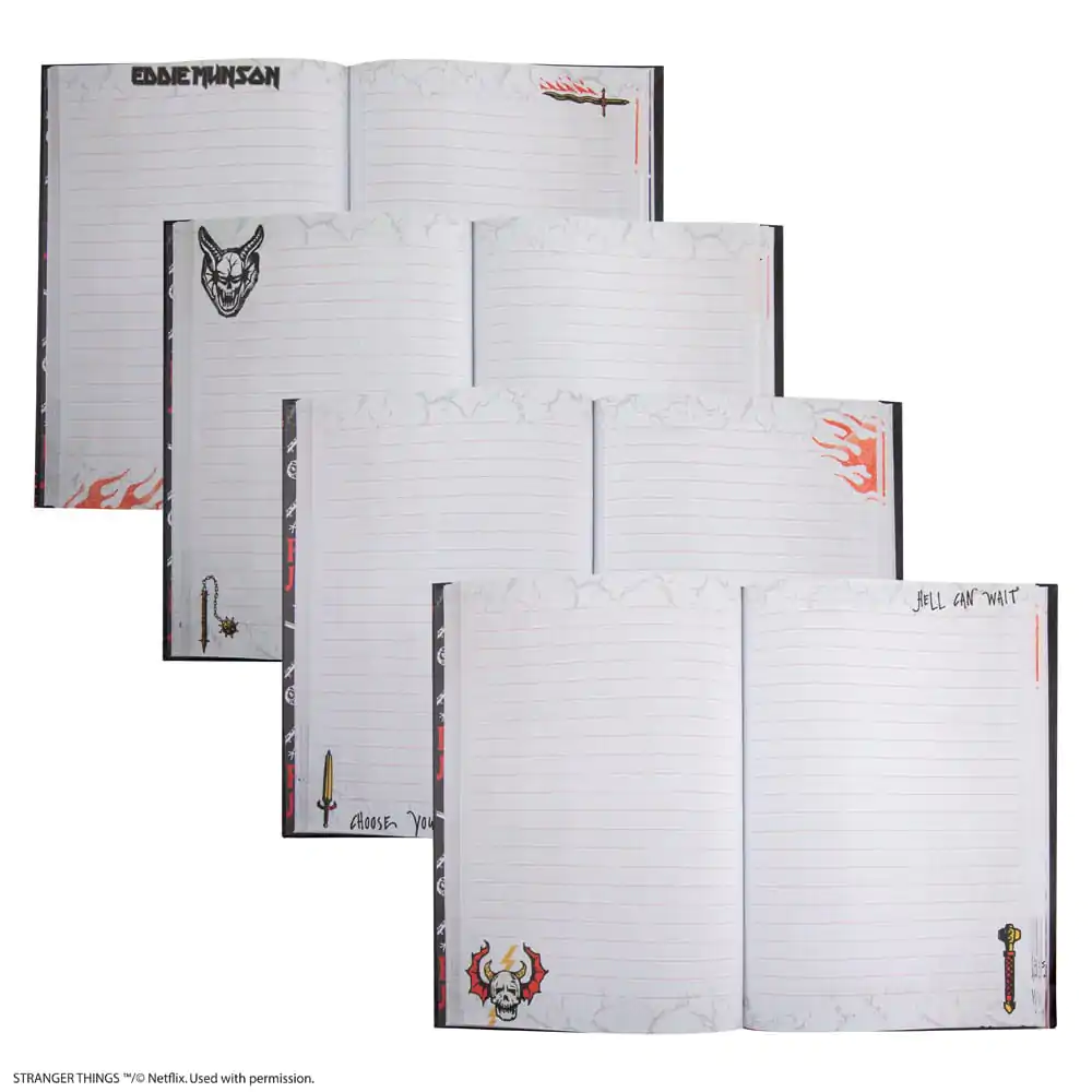 Stranger Things Notebook Hell Fire Club  product photo