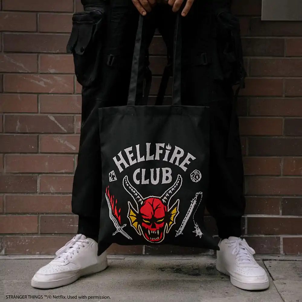 Stranger Things Tote Bag Hellfire Club product photo