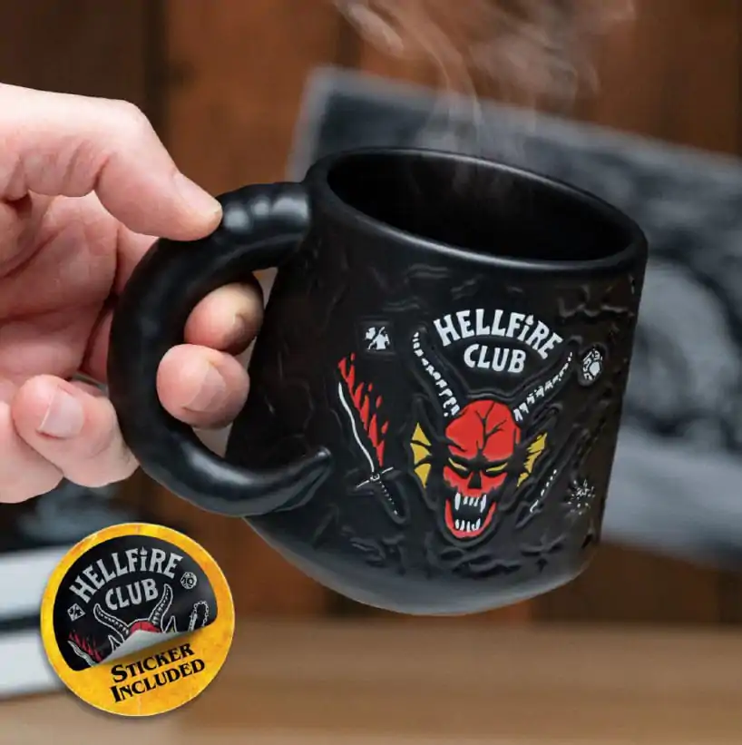 Stranger Things: Hellfire Club Demon Embossed Mug termékfotó