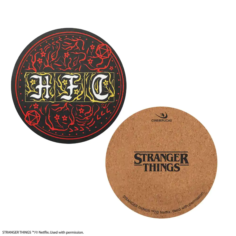 Stranger Things Coaster 4-Pack Hellfire Club termékfotó