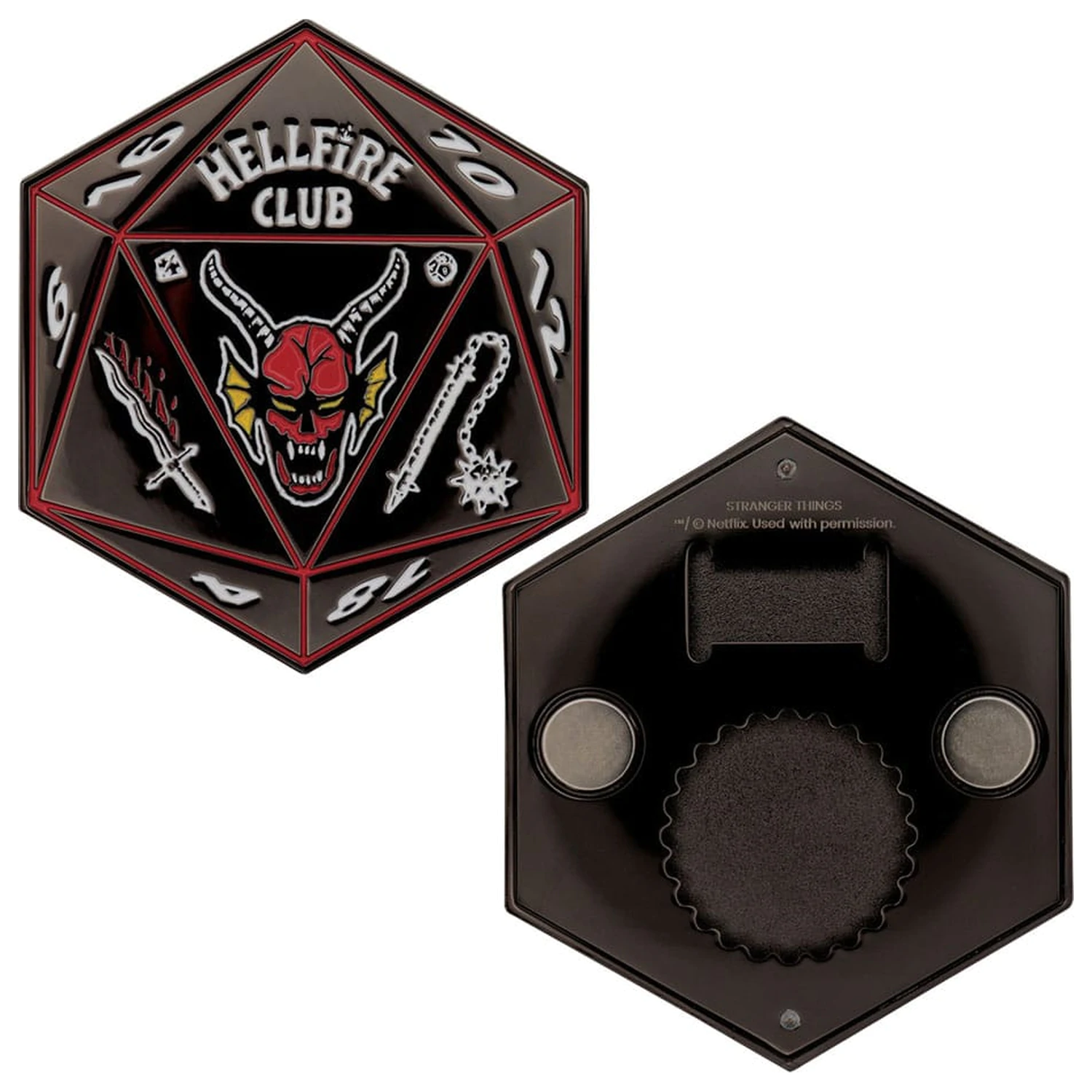 Stranger Things Bottle Opener Hellfire Club product photo