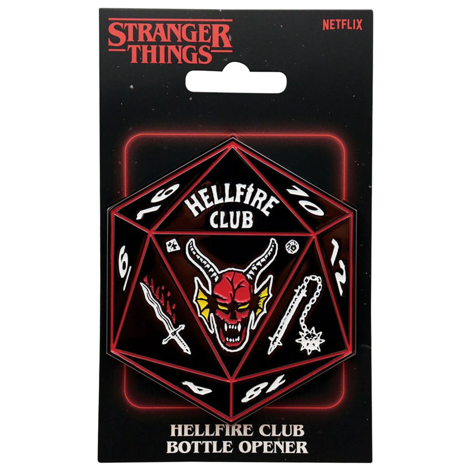 Stranger Things Bottle Opener Hellfire Club product photo
