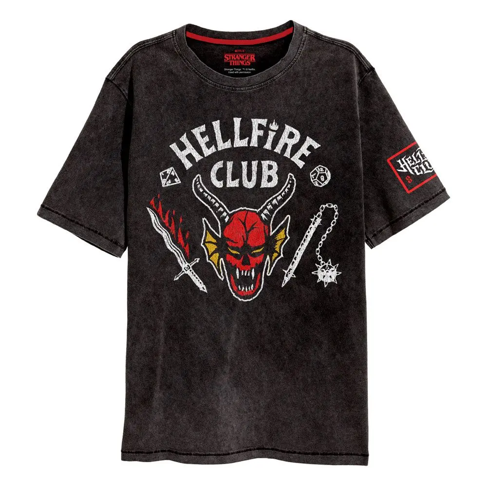Stranger Things Hellfire Crest t-shirt product photo