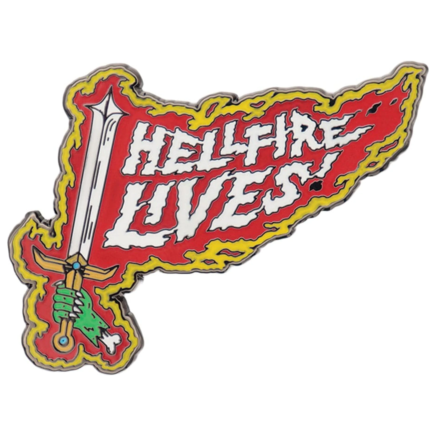 Stranger Things Pin Badge Hellfire Lives Limited Edition      product photo