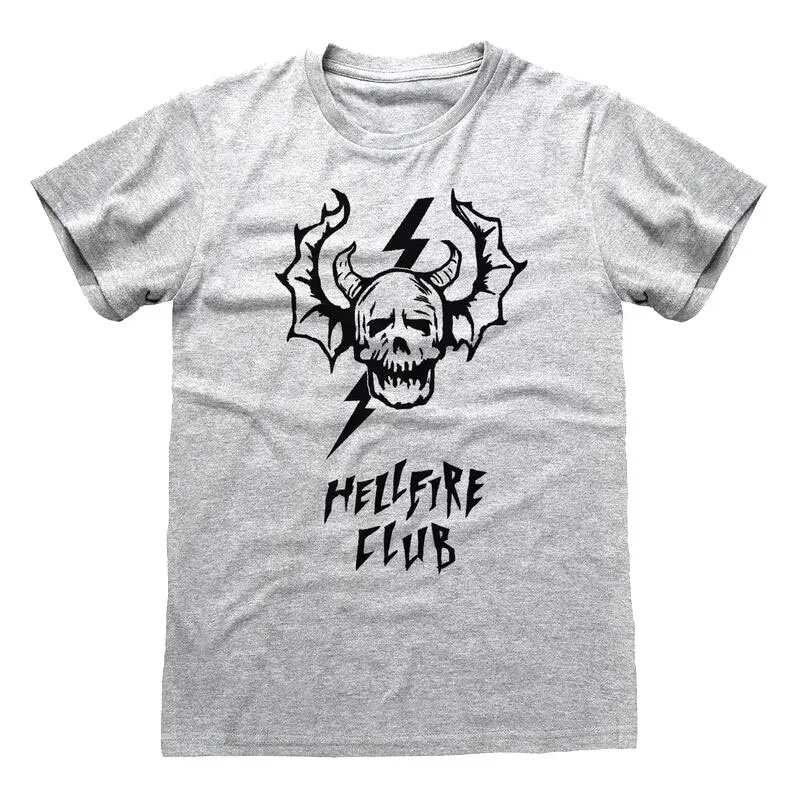 Stranger Things Hellfire Skull t-shirt product photo