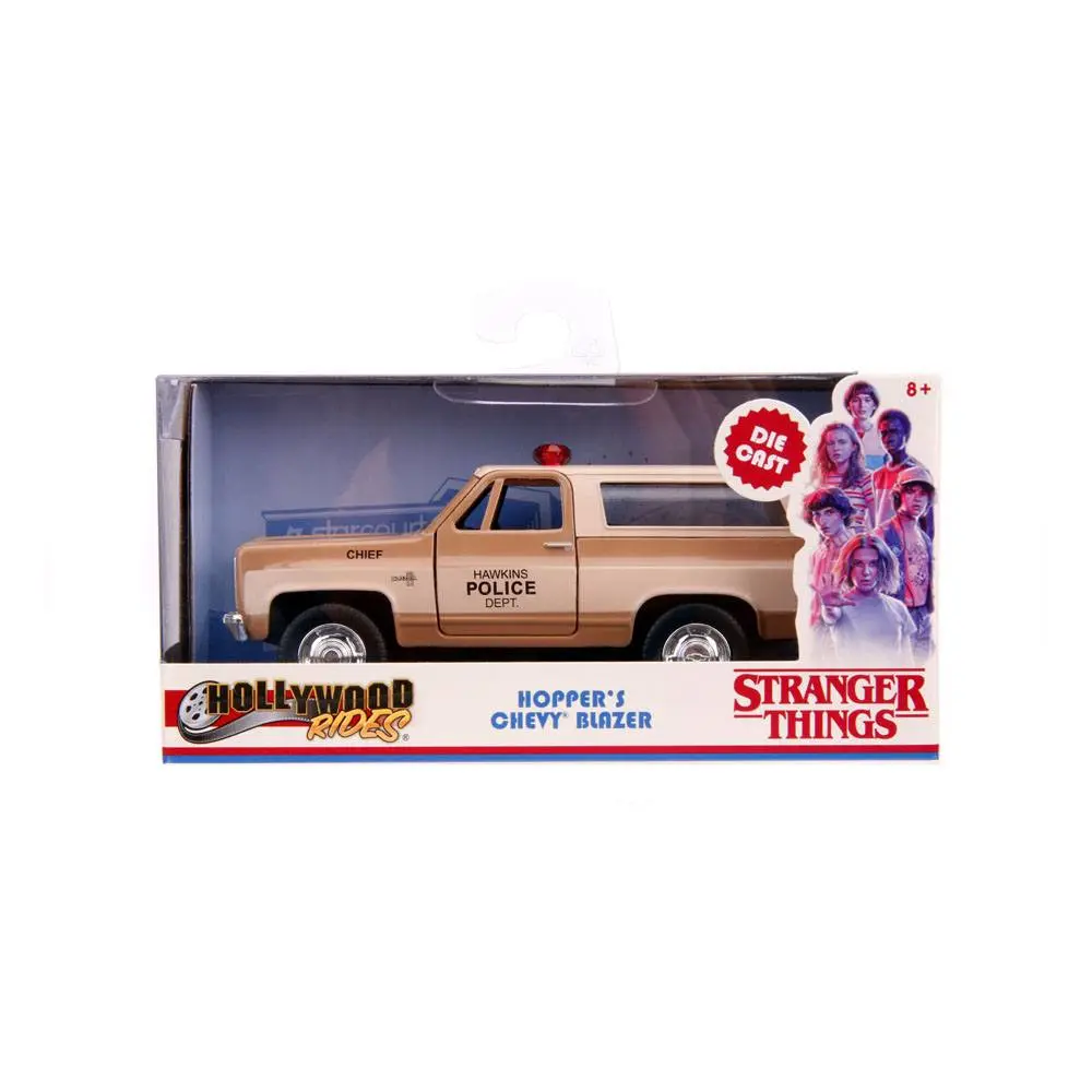 Stranger Things Hollywood Rides Diecast Model 1/32 1980 Chevy K5 Blazer product photo