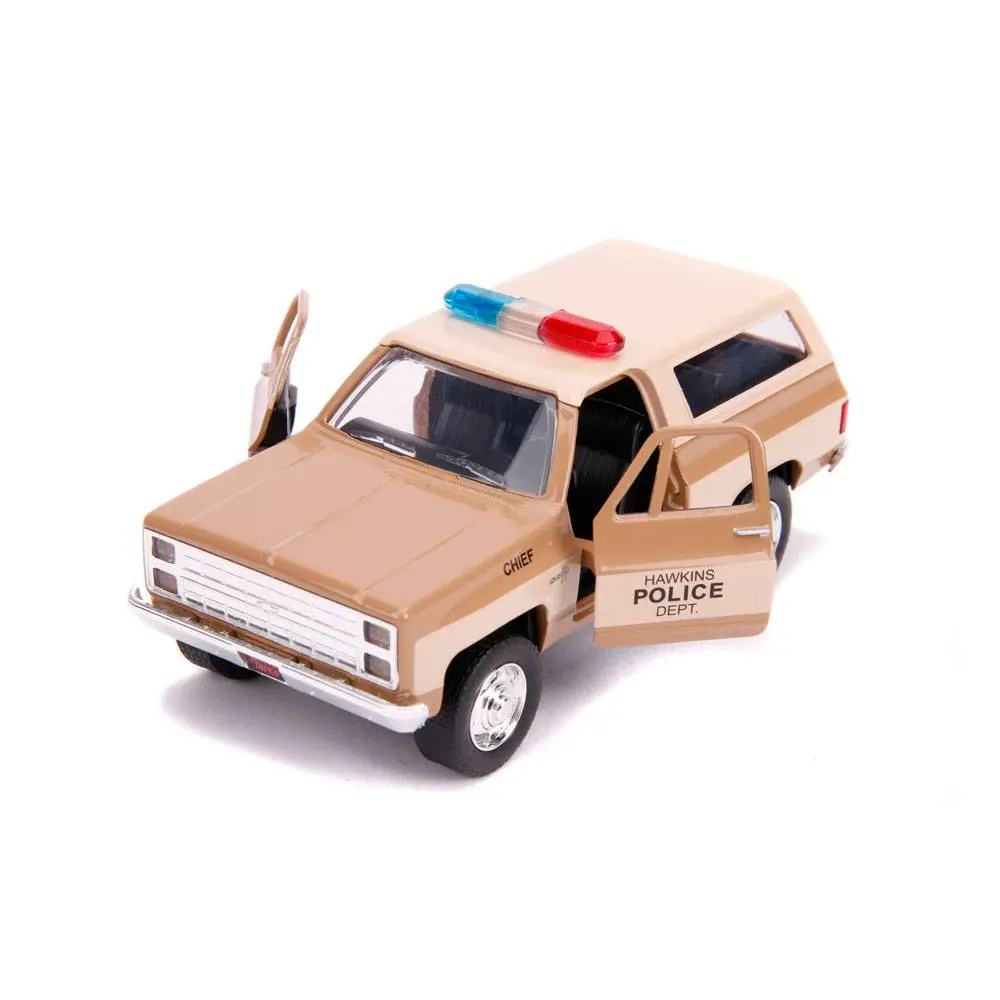 Stranger Things Hollywood Rides Diecast Model 1/32 1980 Chevy K5 Blazer product photo