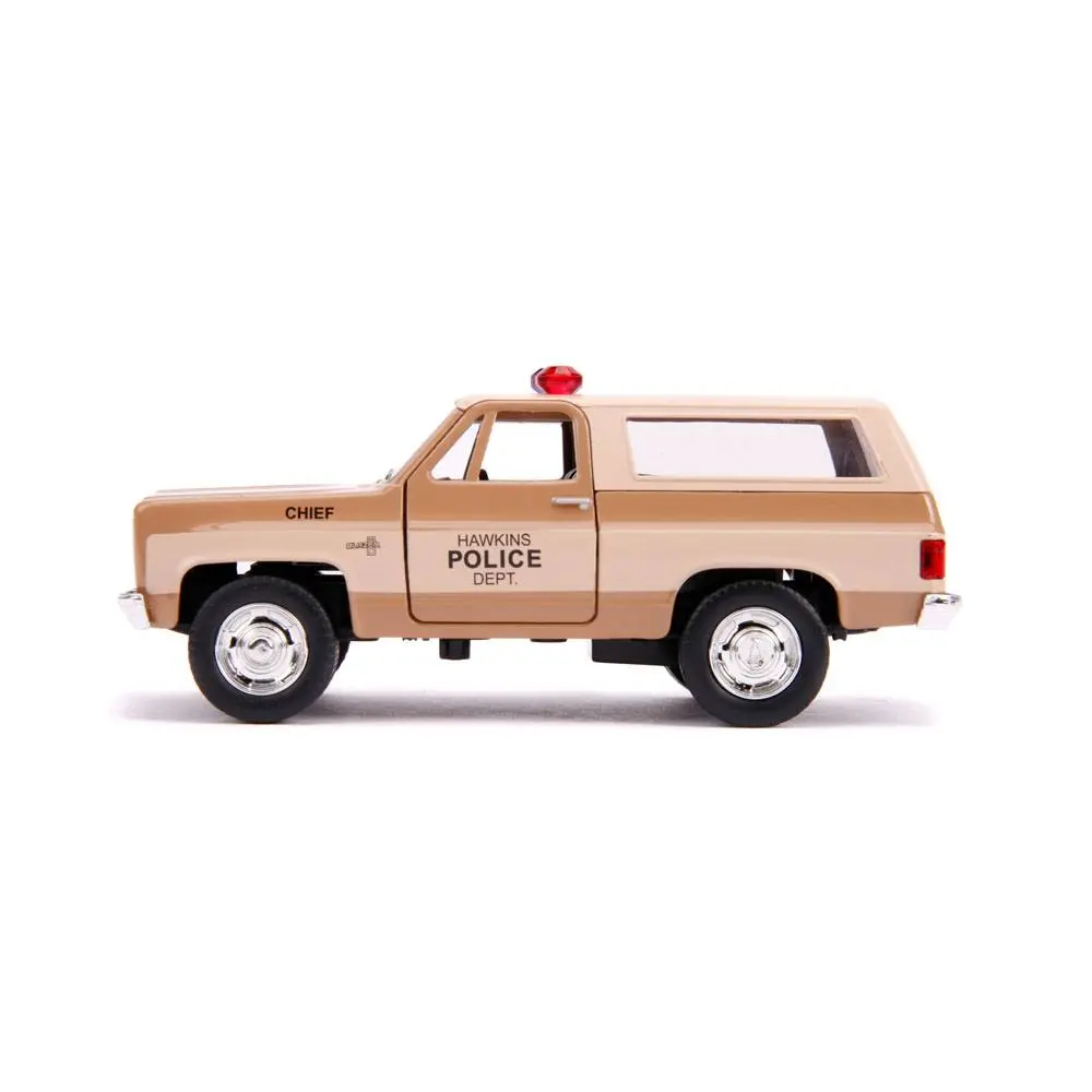 Stranger Things Hollywood Rides Diecast Model 1/32 1980 Chevy K5 Blazer product photo