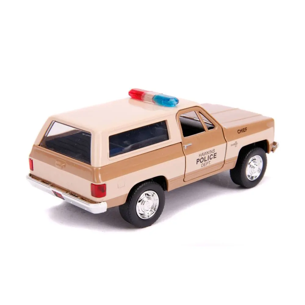 Stranger Things Hollywood Rides Diecast Model 1/32 1980 Chevy K5 Blazer product photo