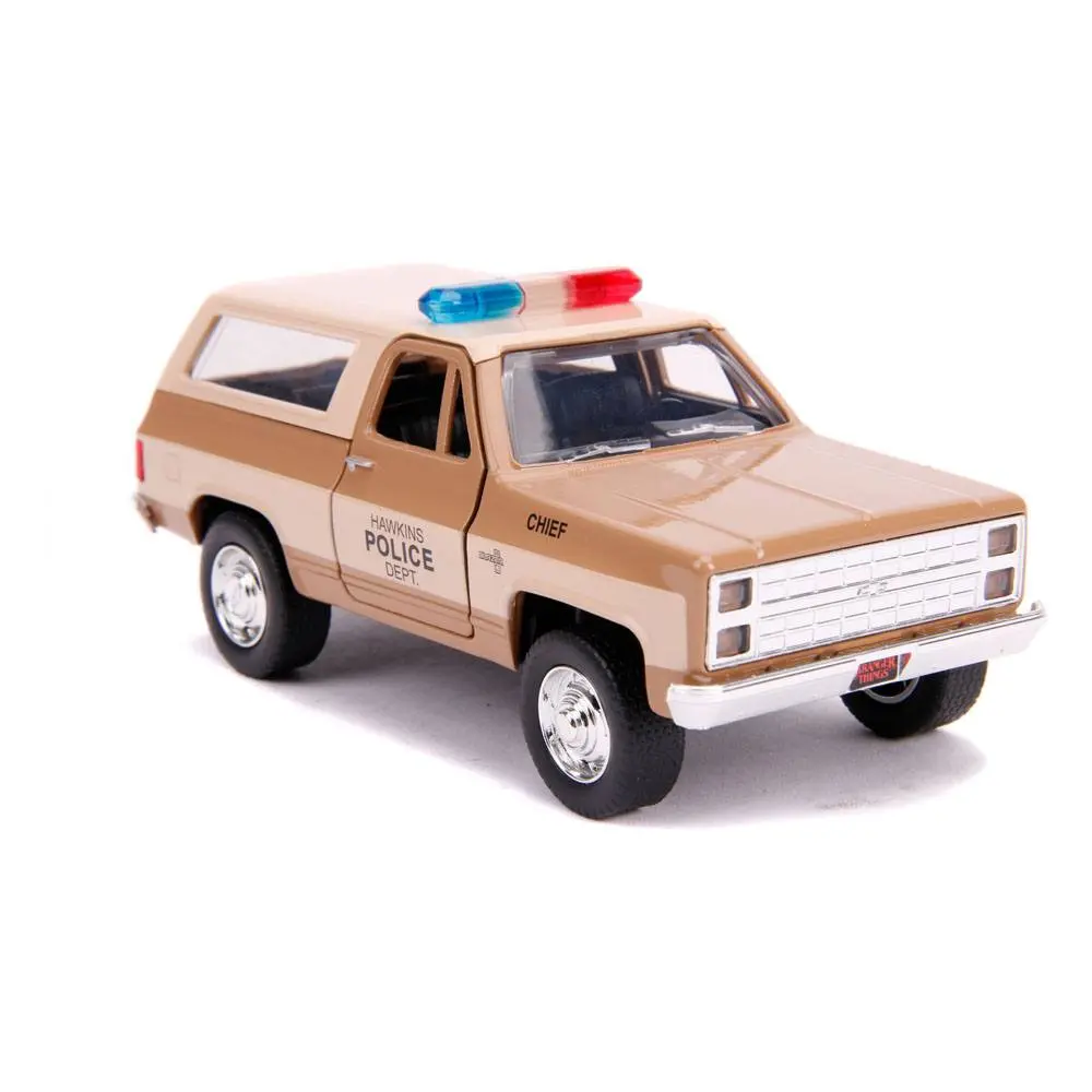 Stranger Things Hollywood Rides Diecast Model 1/32 1980 Chevy K5 Blazer product photo