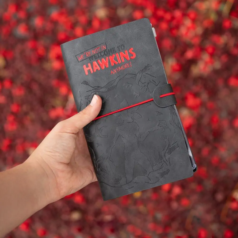 Stranger Things travel notebook product photo