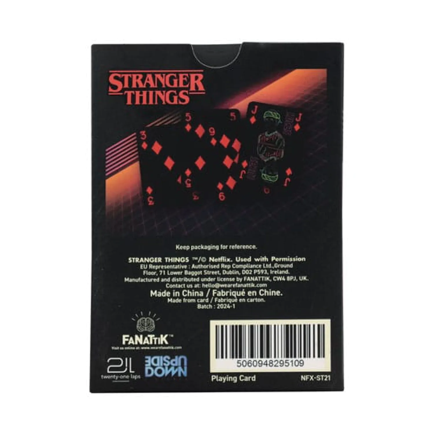 Stranger Things Playing Cards  product photo