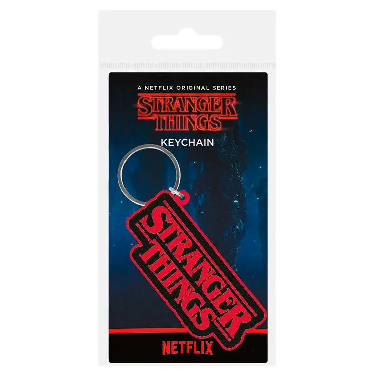 Stranger Things Rubber Keychain Logo 6 cm termékfotó