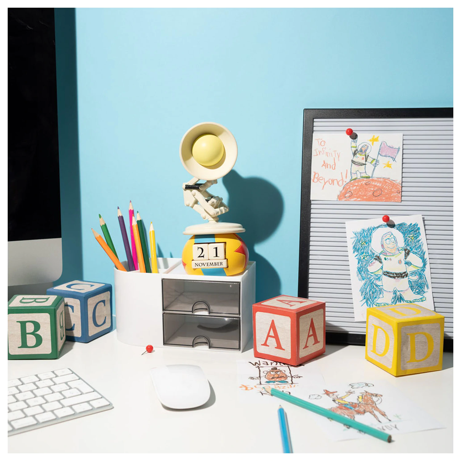 Stranger Things 3D perpetual Calendar Luxo Jr. product photo