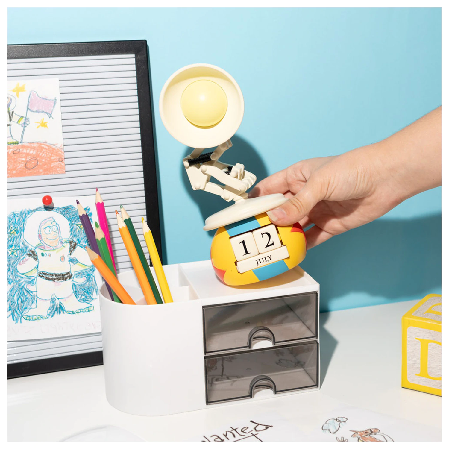 Stranger Things 3D perpetual Calendar Luxo Jr. product photo