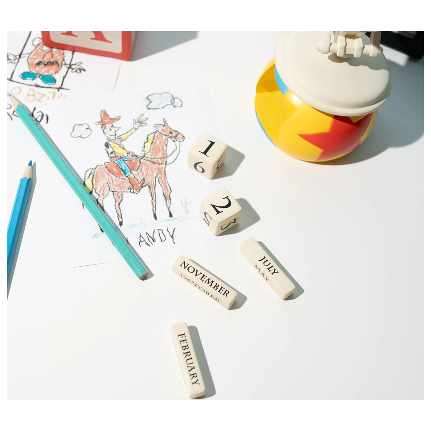 Stranger Things 3D perpetual Calendar Luxo Jr. product photo