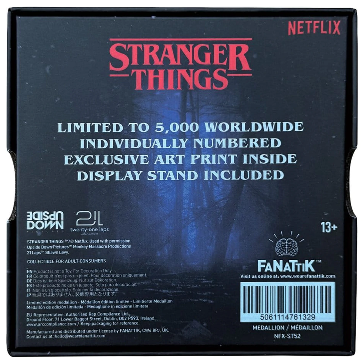 Stranger Things Medallion Eleven & Mind Flayer Limited Edition product photo