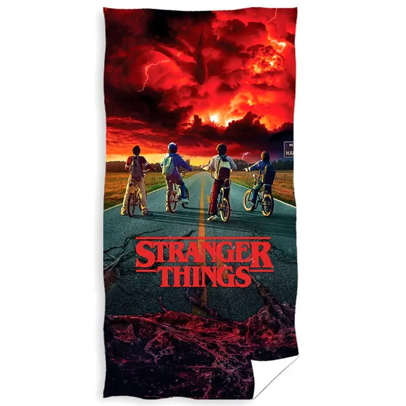 Stranger Things microfibre beach towel product photo