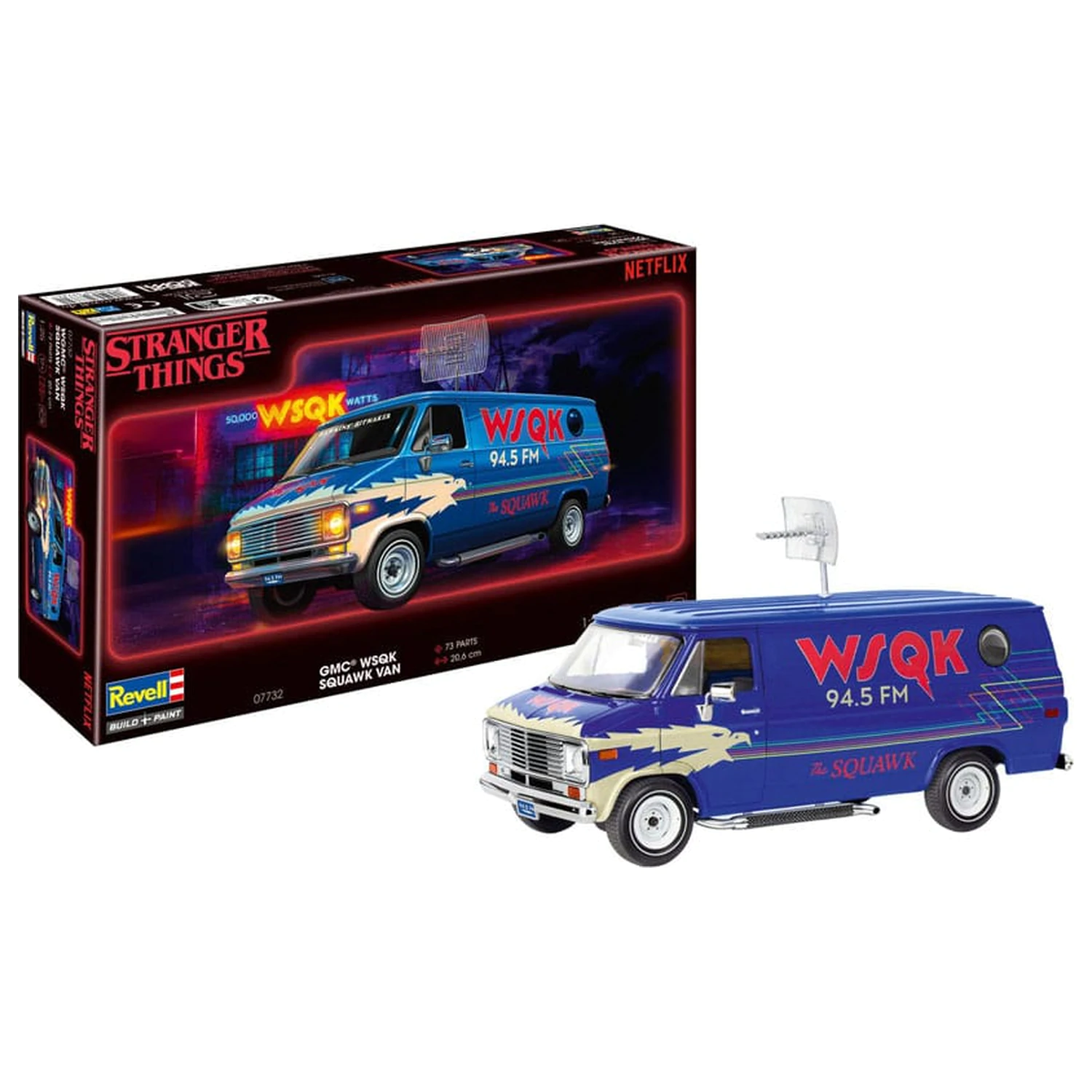Stranger Things Model Kit 1/25 Squawk Van 21 cm product photo
