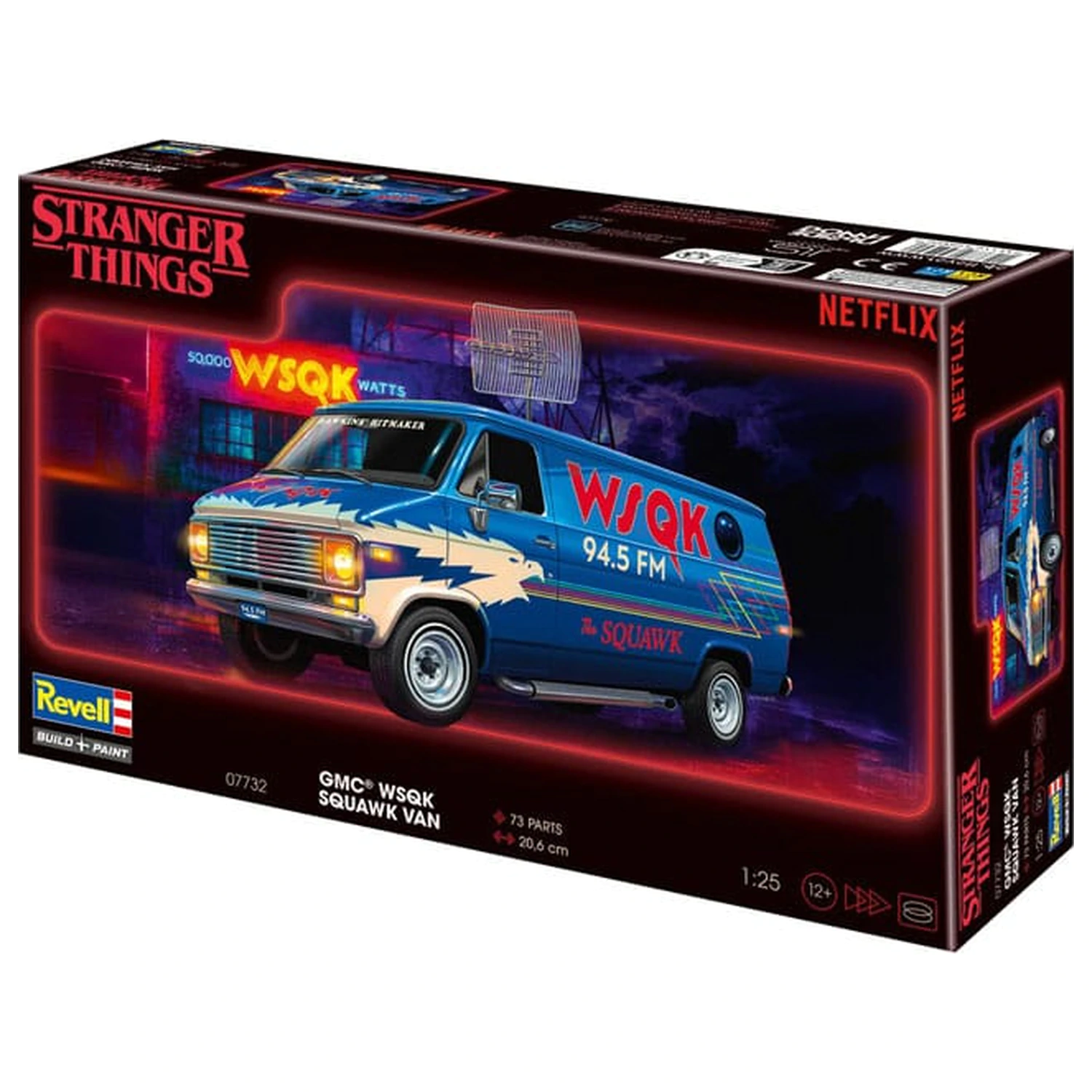 Stranger Things Model Kit 1/25 Squawk Van 21 cm product photo
