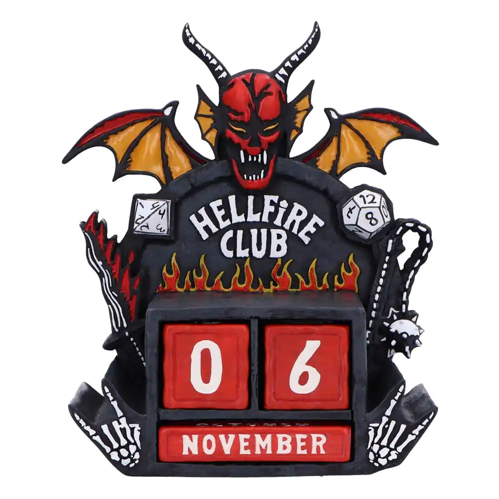 Stranger Things Perpetual Calendar Hellfire Club 15 cm product photo
