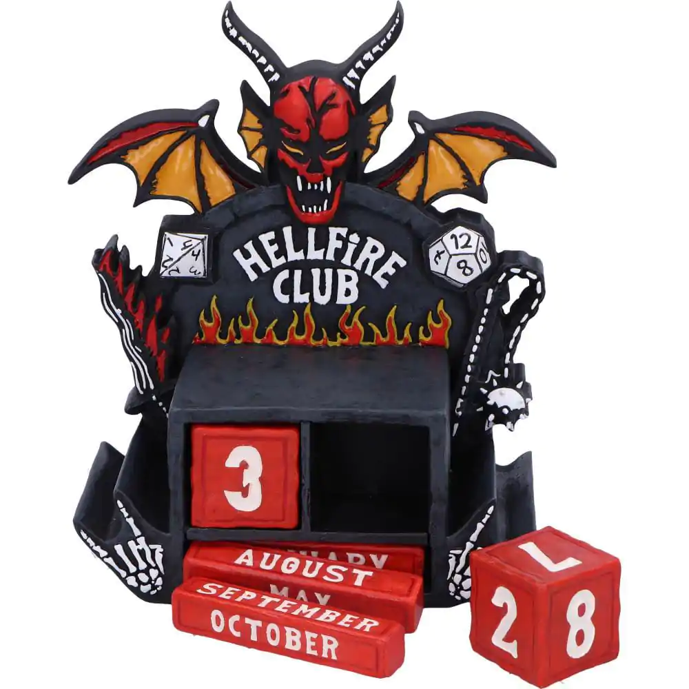 Stranger Things Perpetual Calendar Hellfire Club 15 cm product photo