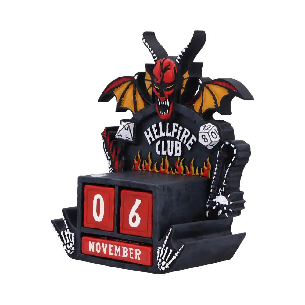 Stranger Things Perpetual Calendar Hellfire Club 15 cm product photo