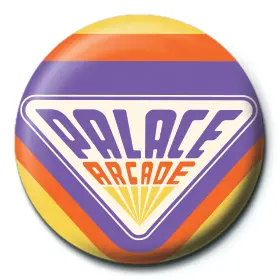 Stranger Things Palace Arcade badge product photo