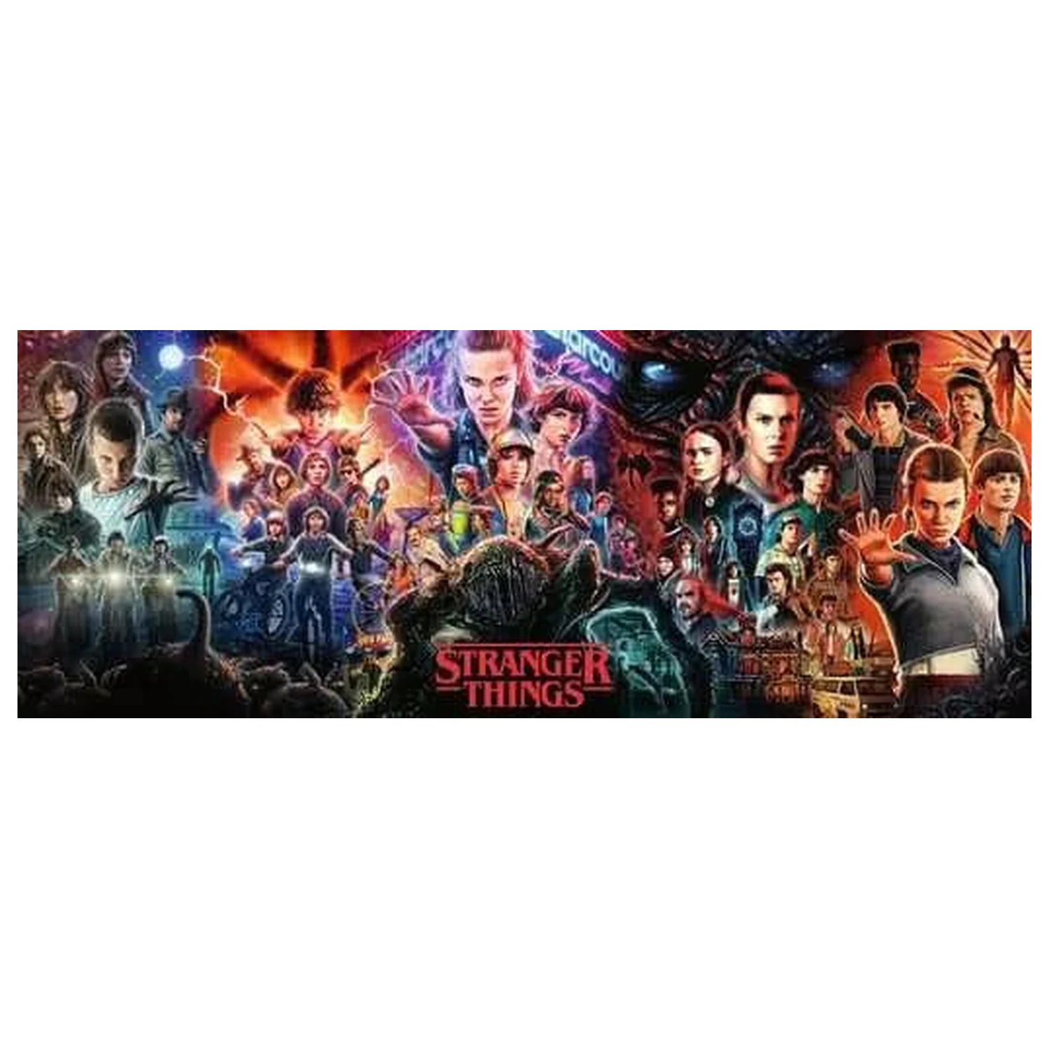 Stranger Things panorama puzzle 1000pcs product photo