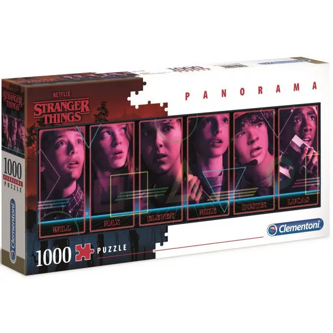 Stranger Things Panorama Puzzle Characters termékfotó