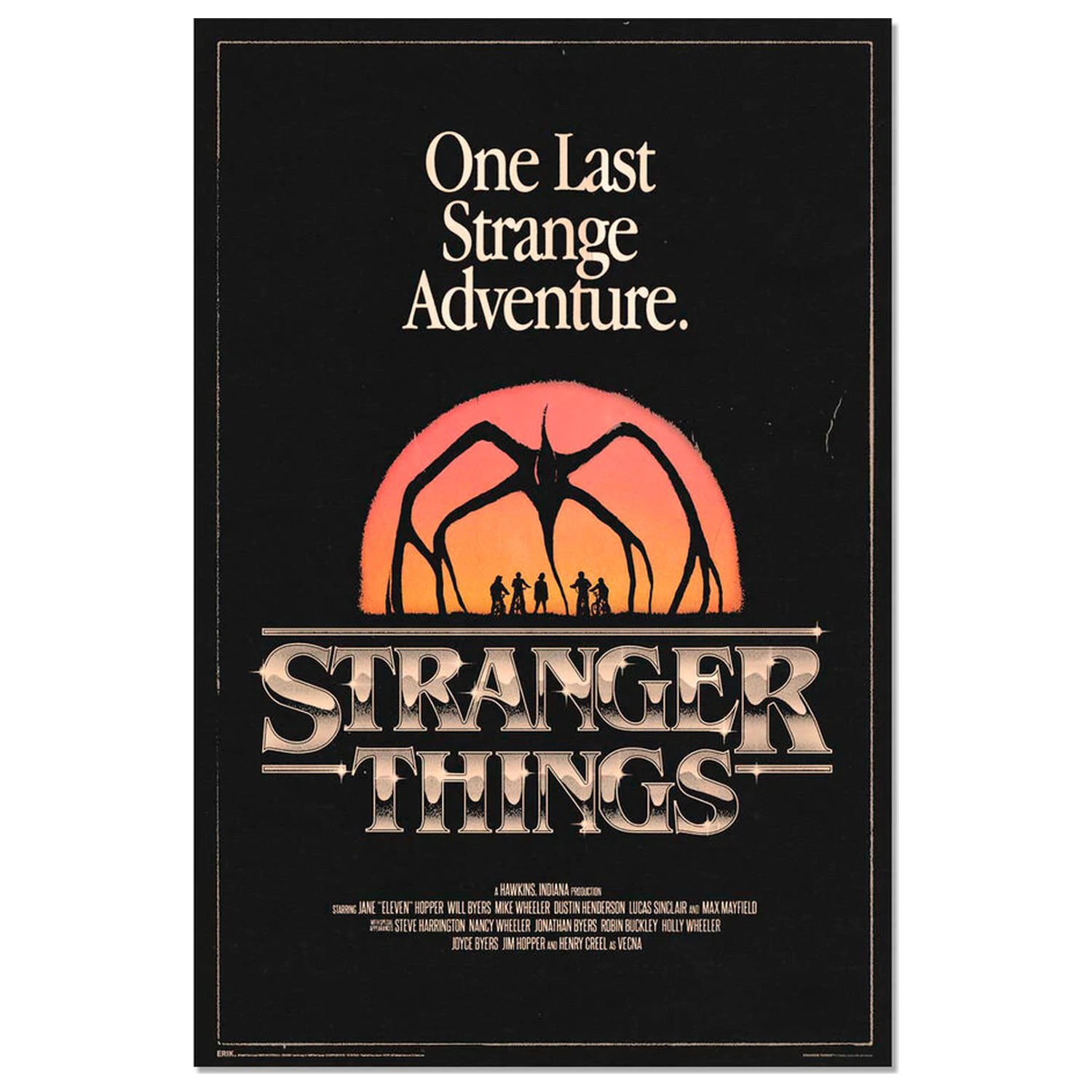 Stranger Things poster product photo