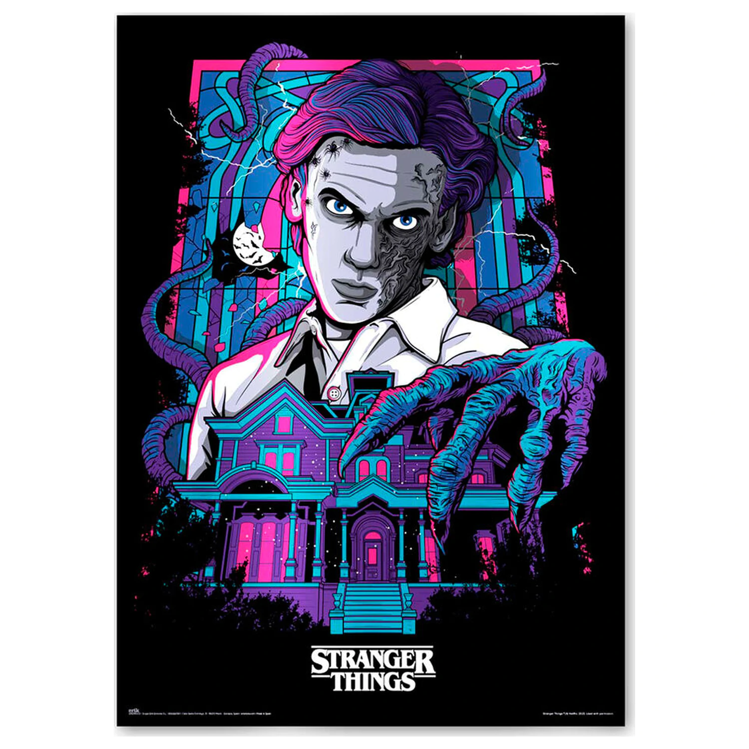 Stranger Things luminescent poster product photo