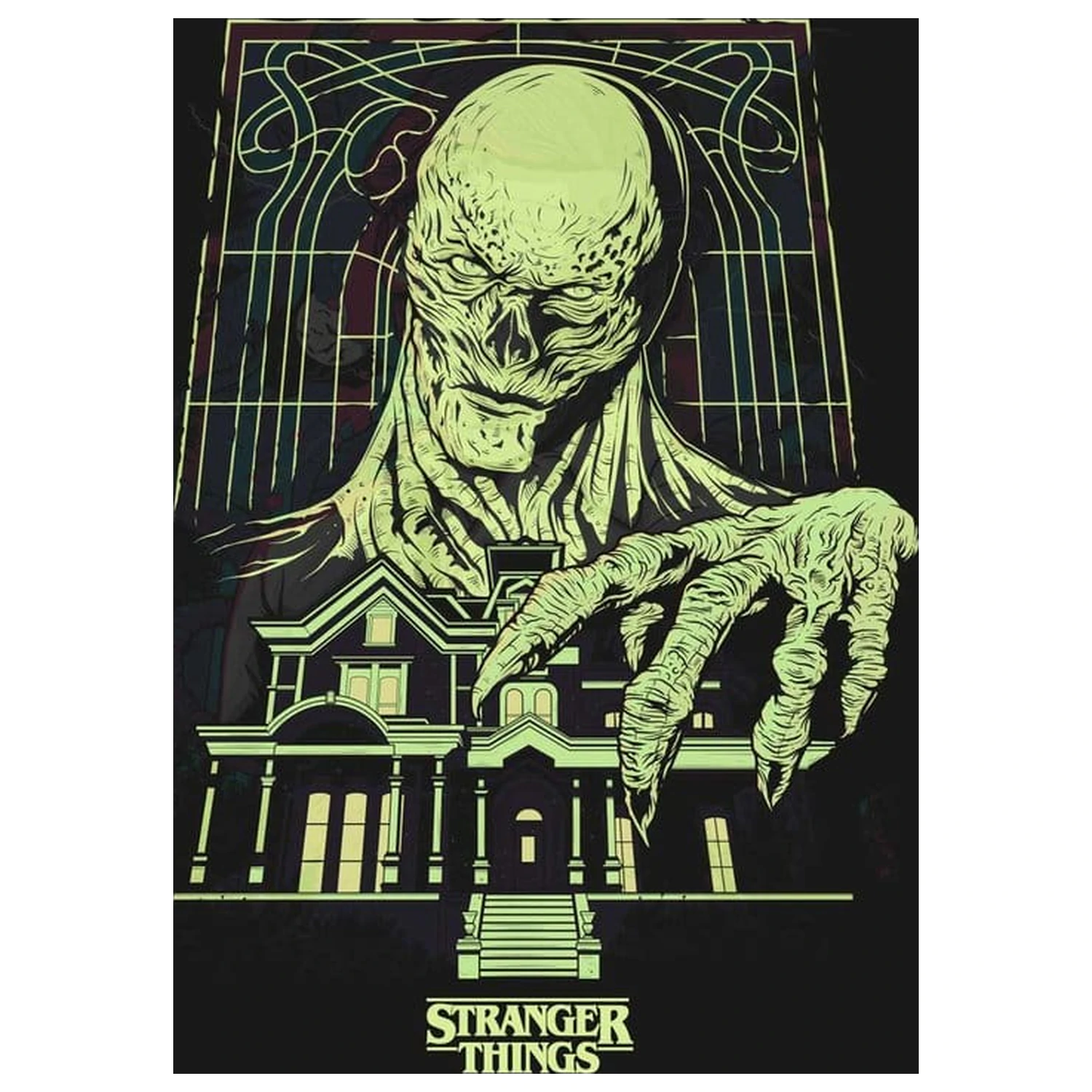Stranger Things luminescent poster product photo