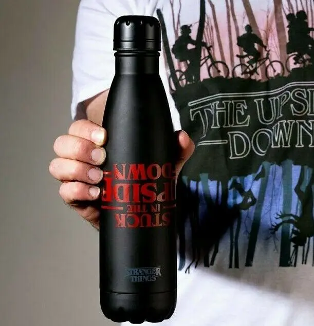 Stranger Things Drink Bottle Stuck in the Upside Down product photo