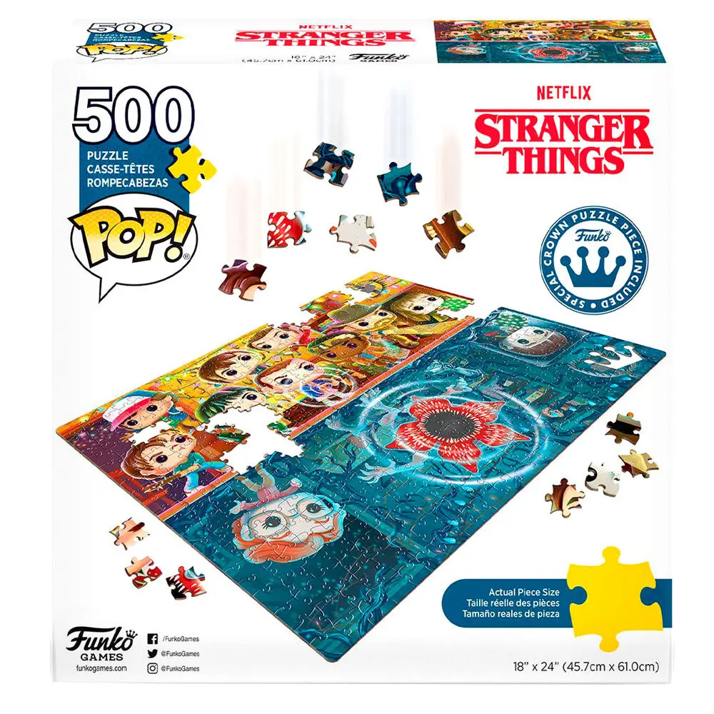 Stranger Things puzzle 500pcs product photo