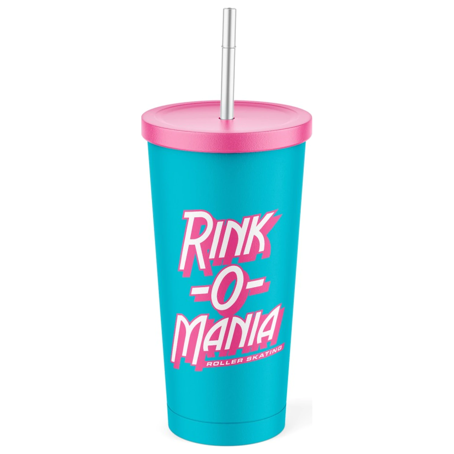 Stranger Things Rink-O-Mania straw tumbler 550ml product photo