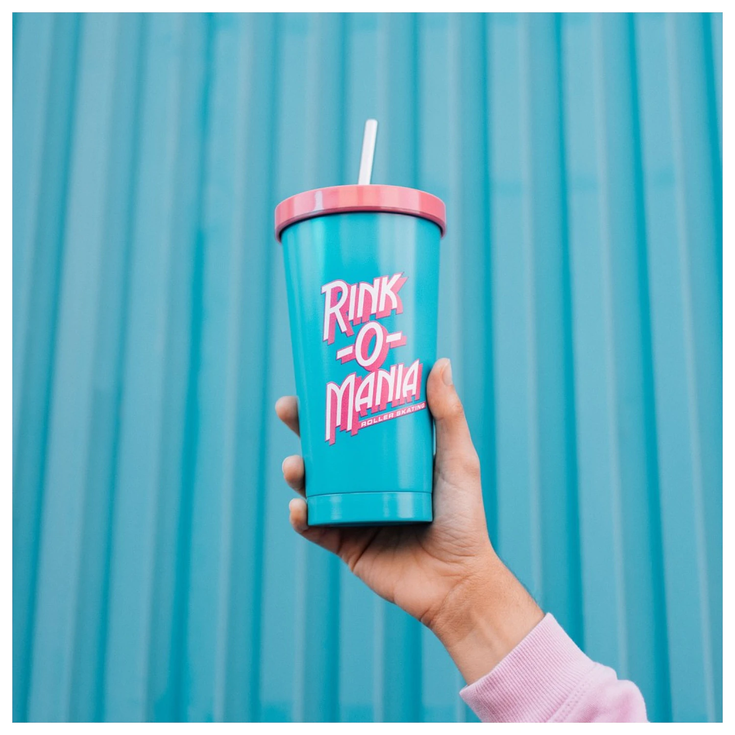 Stranger Things Rink-O-Mania straw tumbler 550ml product photo