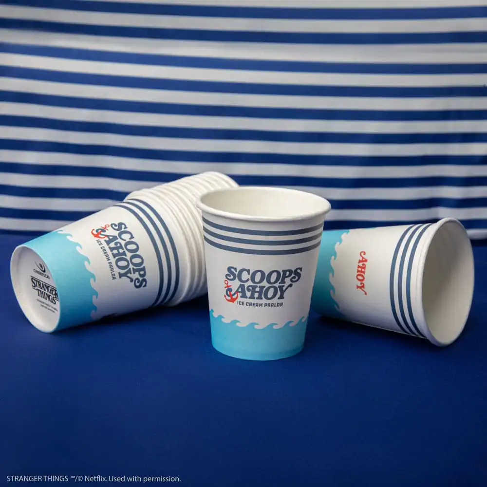 Stranger Things Set of 24 Paper Cups Scoops Ahoy product photo