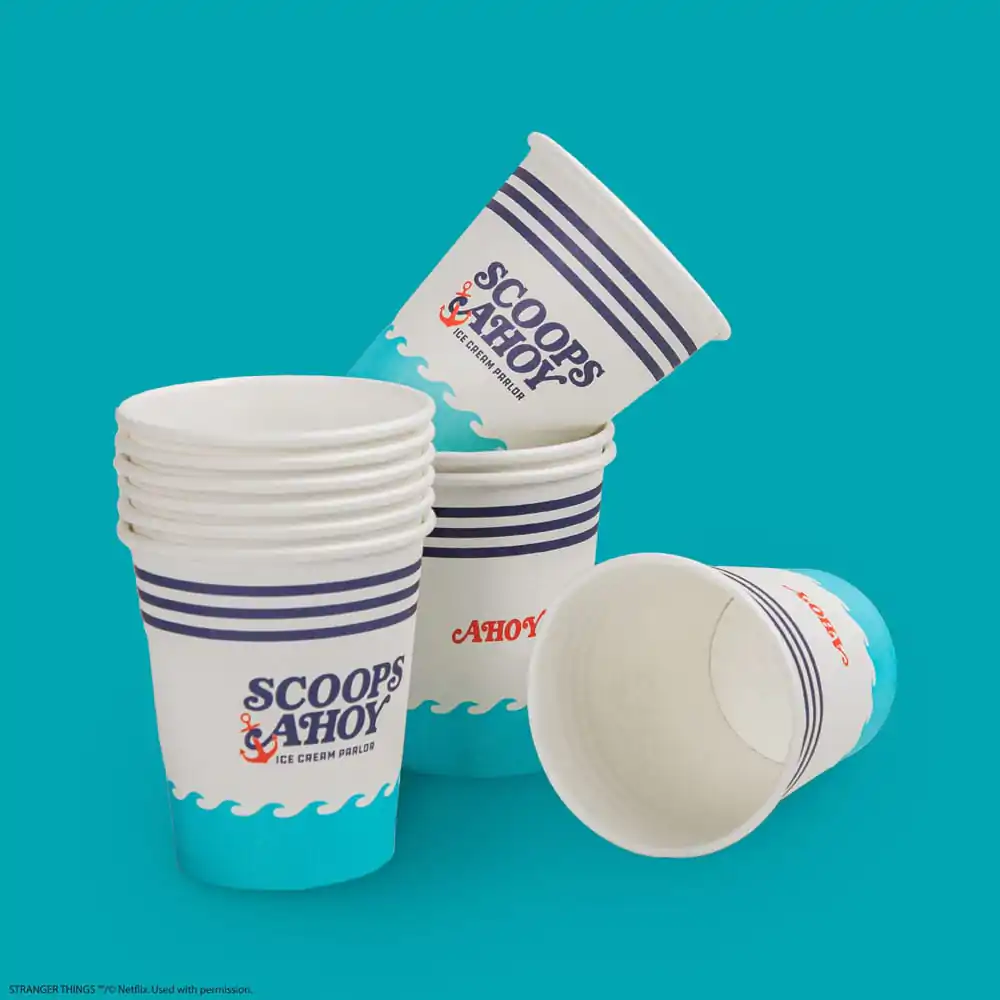 Stranger Things Set of 24 Paper Cups Scoops Ahoy product photo