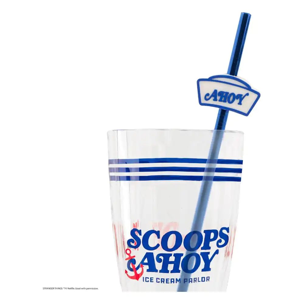 Stranger Things Milkshake Glass Set Scoops Ahoy product photo