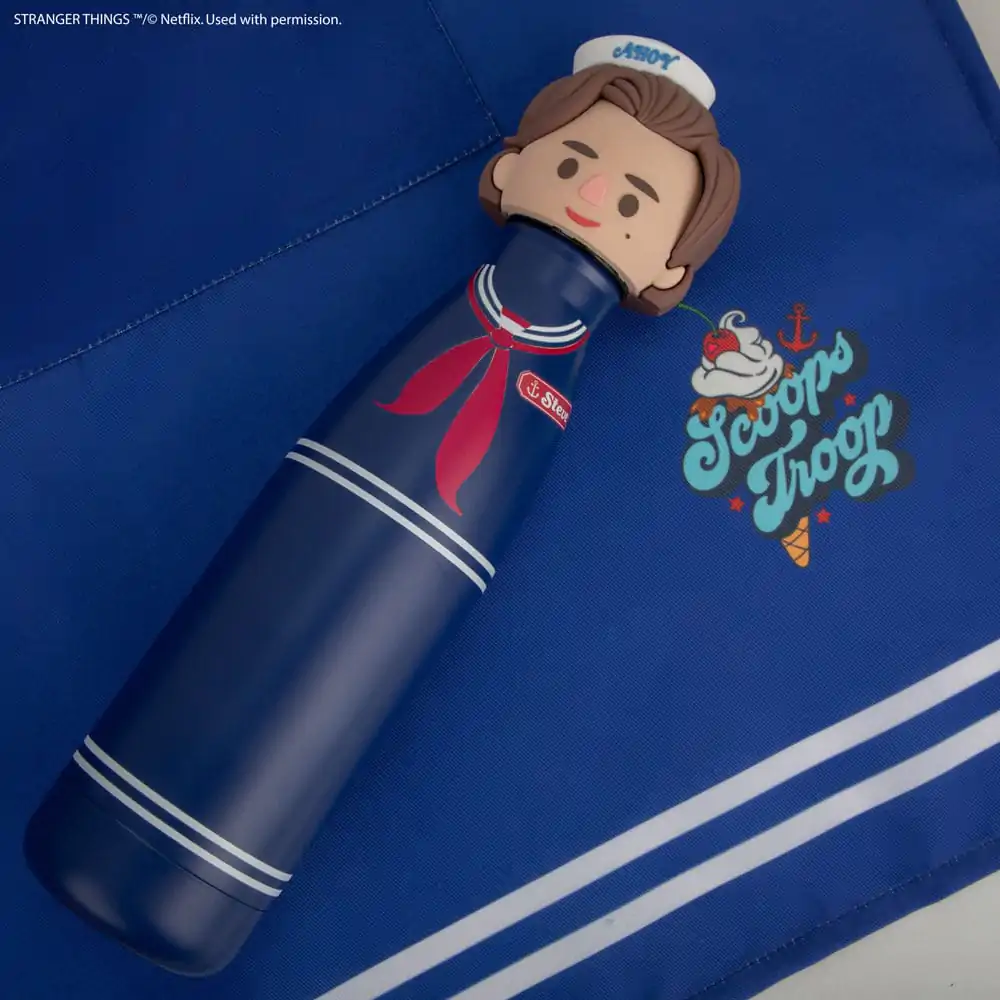 Stranger Things Water Bottle Scoops Ahoy Steve 500 ml product photo