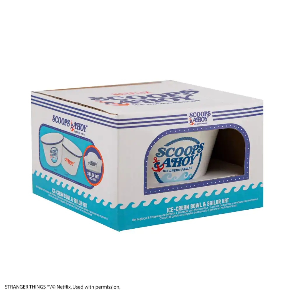 Stranger Things Ice Cream Bowl with Sailor Hat Scoops Ahoy product photo