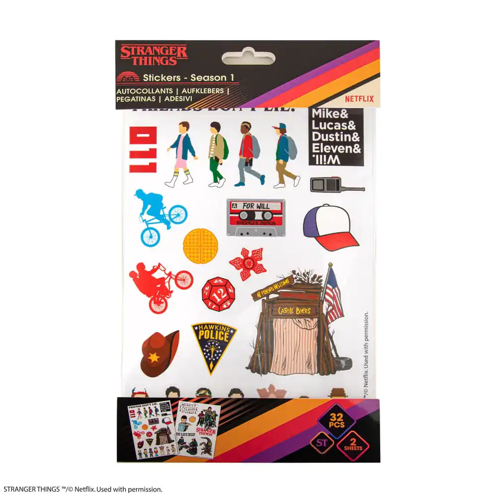 Stranger Things Sticker pack Season 1 product photo