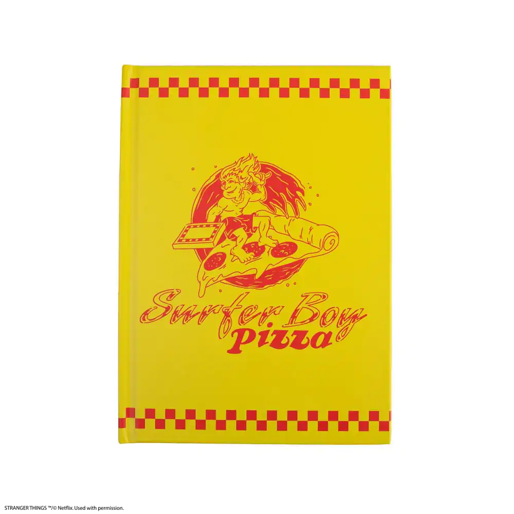 Stranger Things Notebook Surfer Boy Pizza Hardcover  product photo