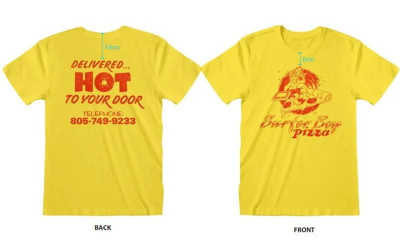 Stranger Things Surfer Boy Pizza t-shirt product photo
