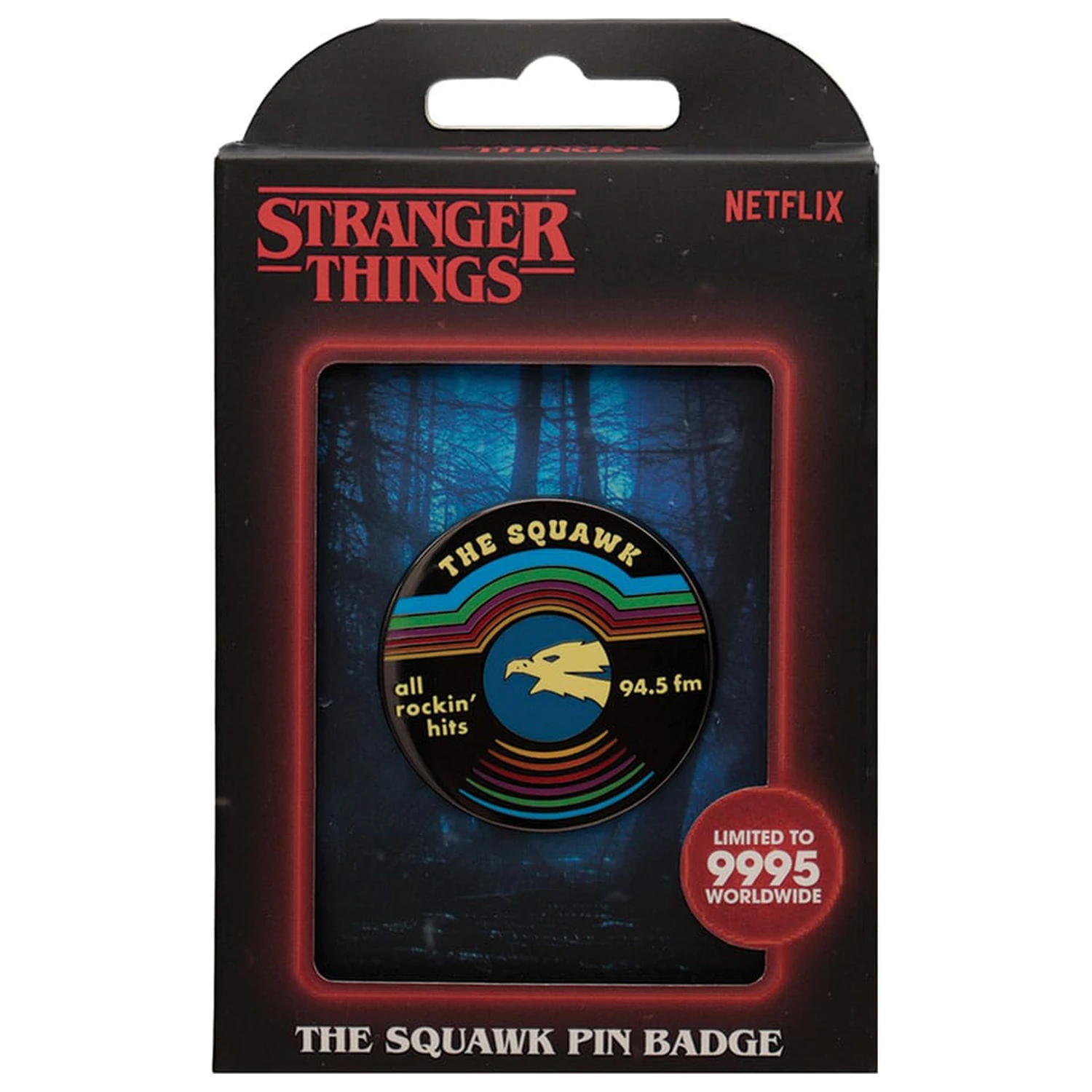 Stranger Things Pin Badge The Squawk Limited Edition      product photo