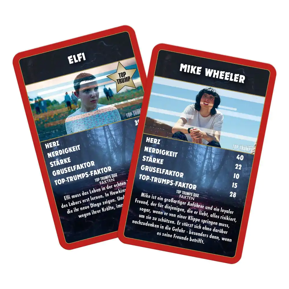 Stranger Things Card Game Top Trumps Collectables *German Version* product photo
