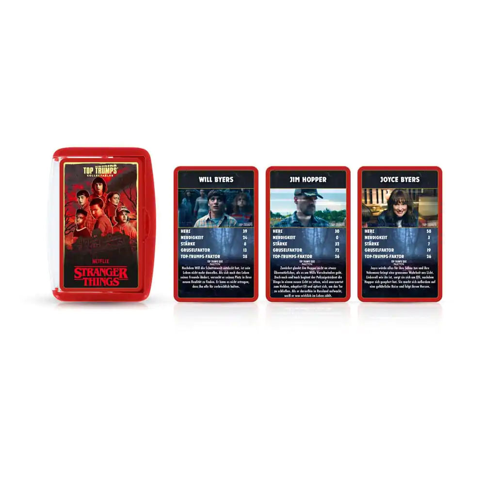 Stranger Things Card Game Top Trumps Collectables *German Version* product photo